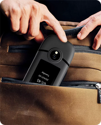 BLACKVIEW 4G DUAL-SCREEN FLIP PHONE (48MB+128MB) MIDNIGHT BLACK