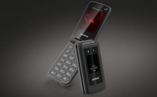 AIWA SLIM BT CLAMSHELL 4G FLIP-STYLE DUAL SIM PHONE