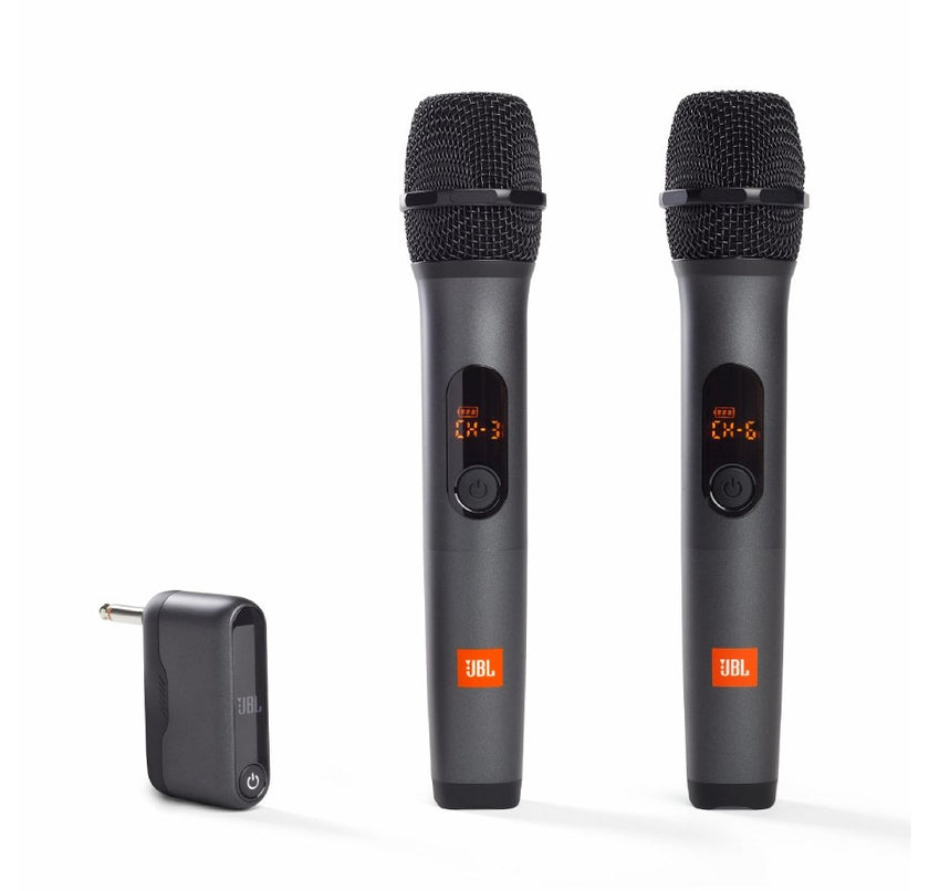 Wireless Mic x2, Dongle Receiver, 6.35mm