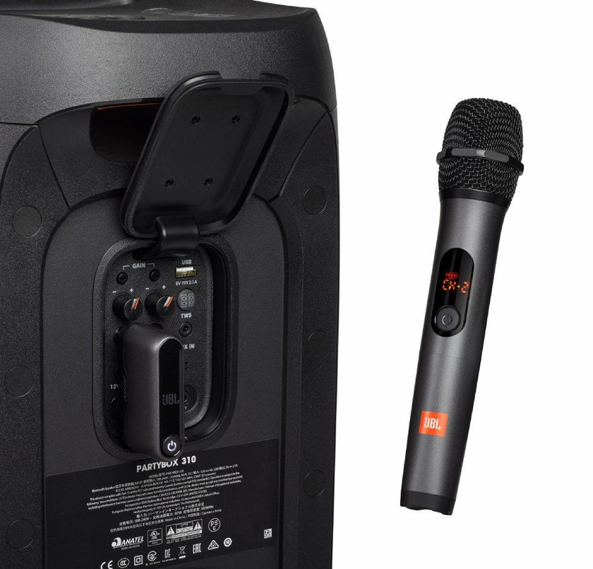 Wireless Mic x2, Dongle Receiver, 6.35mm