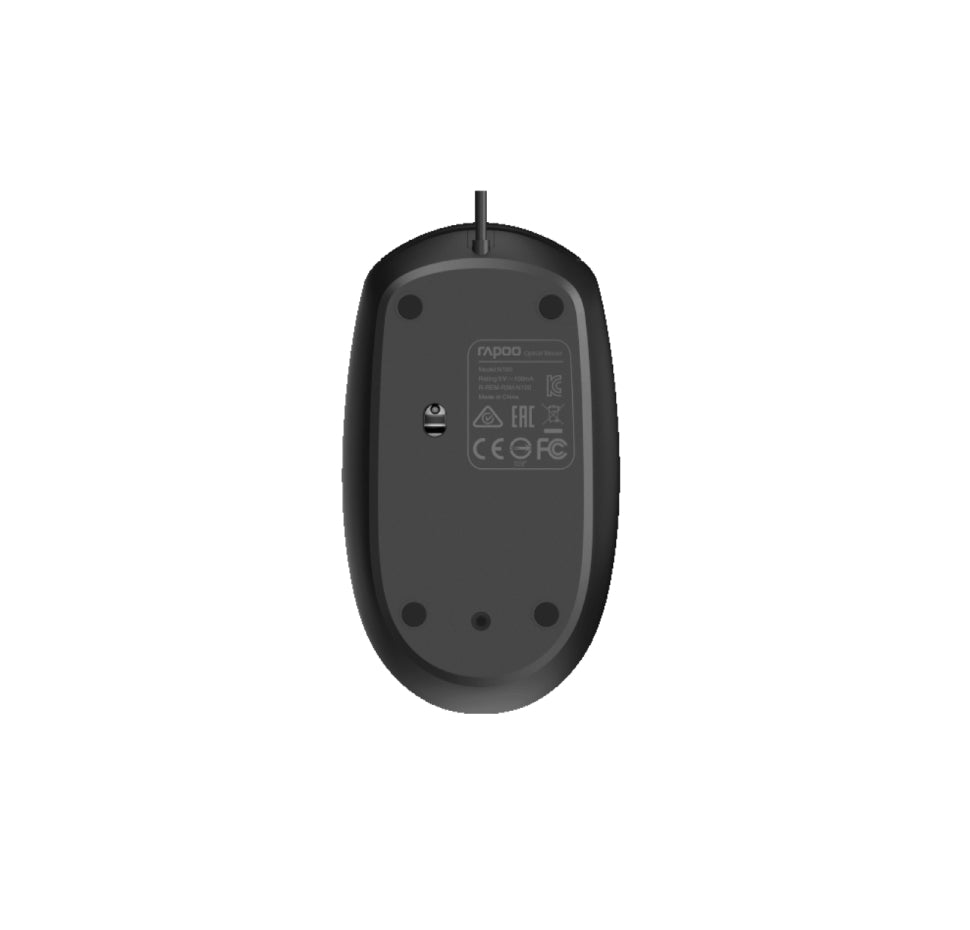 N100 Wired Optical Mouse