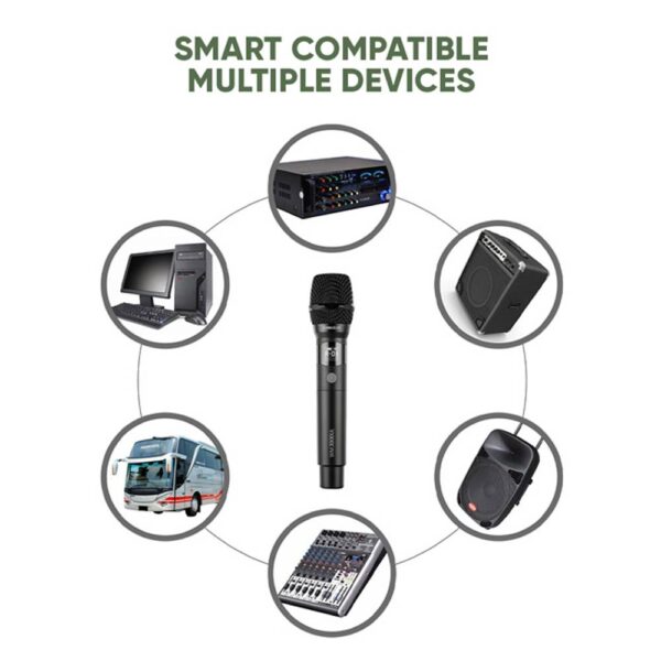 SONICGEAR DUAL PROFESSIONAL UHF WIRELESS LED MICROPHONE WM 3300 UL