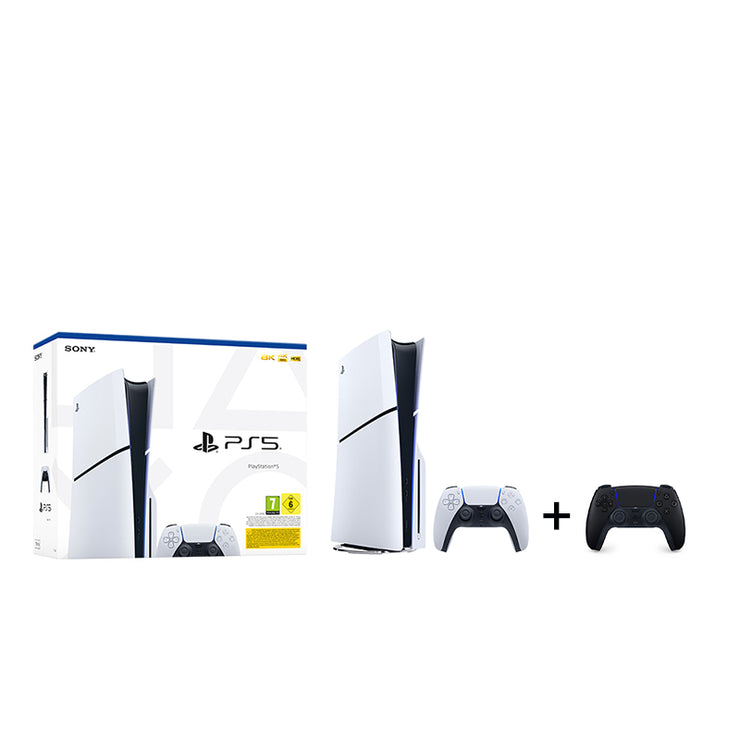 Sony PlayStation 5 BluRay Slim Edition + DualSense Wireless Controller Midnight Black