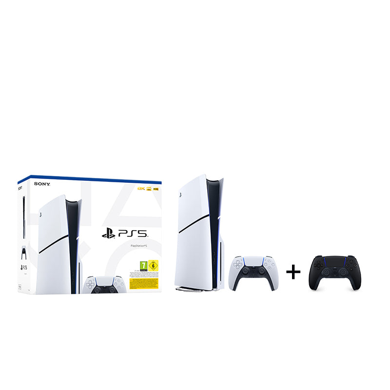 Sony PlayStation 5 BluRay Slim Edition + DualSense Wireless Controller Midnight Black