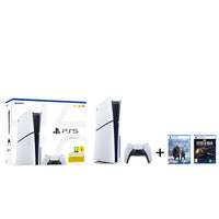 Sony PlayStation 5 BluRay Slim Edition + God of War Ragnarok Standard Edition + Marvel's Spider-Man: Miles Morales