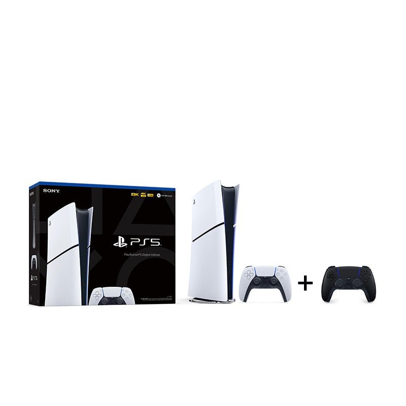 Sony PlayStation 5 Digital Slim Edition + DualSense Wireless Controller Midnight Black
