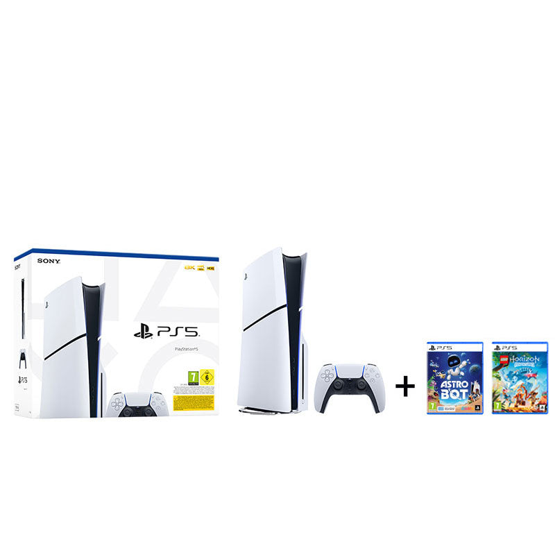 Sony PlayStation 5 BluRay Slim Edition + ASTRO BOT + LEGO Horizon Adventures