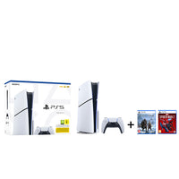 Sony PlayStation 5 BluRay Slim Edition + God of War Ragnarok + Marvel's Spider-Man 2