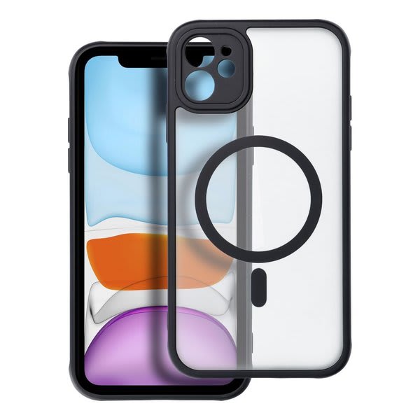 Θηκη Full Matte Mag Cover Με MagSafe Για Apple Iphone 11 Μαυρη